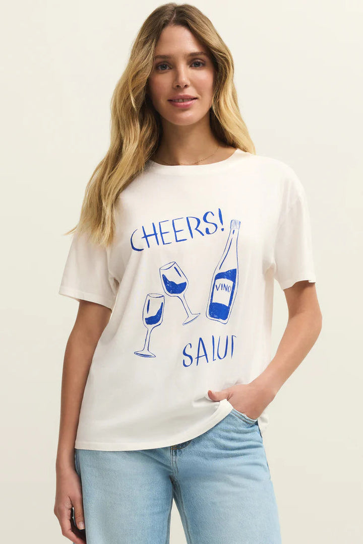 Z Supply Cheers Boyfriend Tee