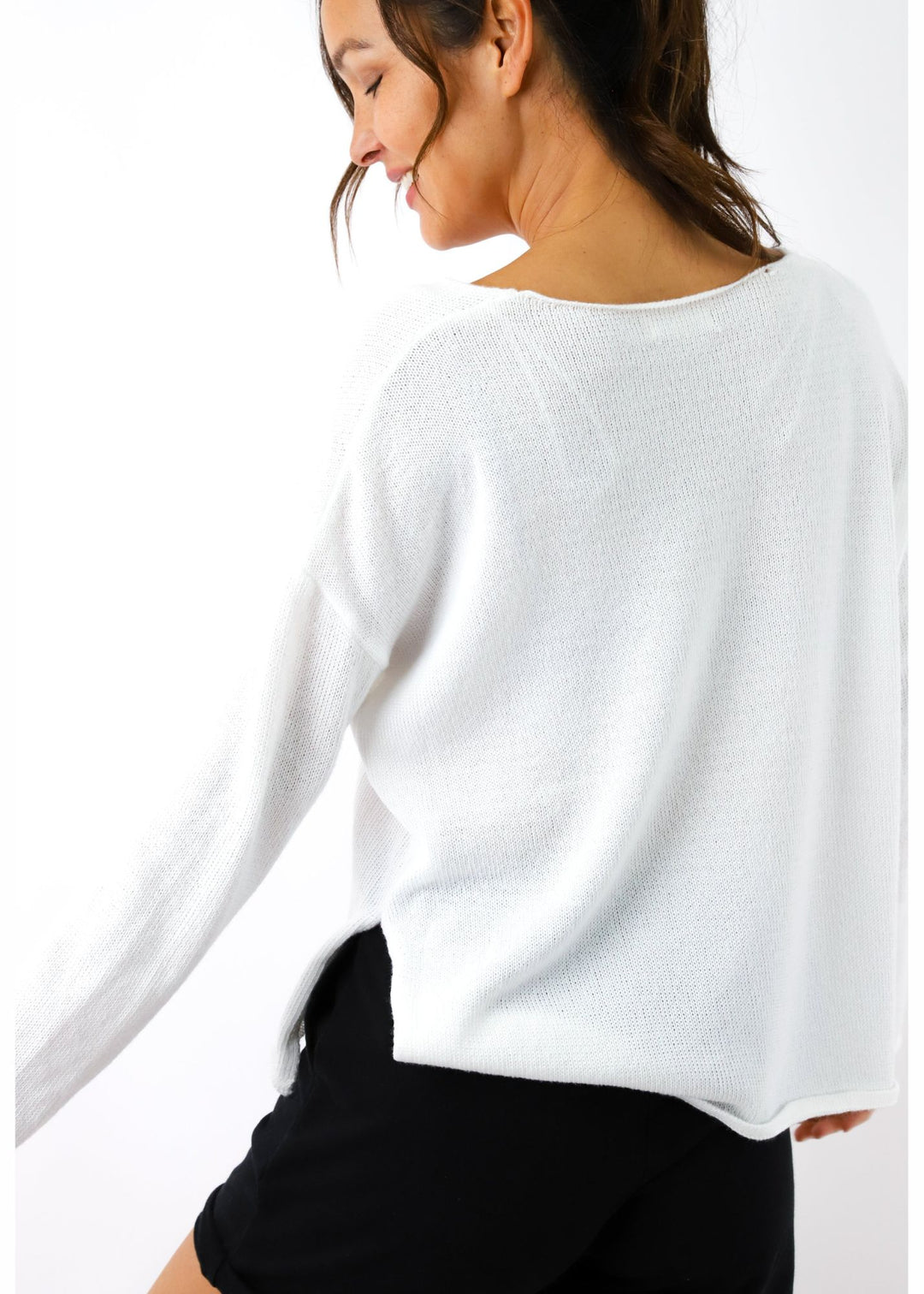 My Cozy Champagne Please Sweater (Ivory)