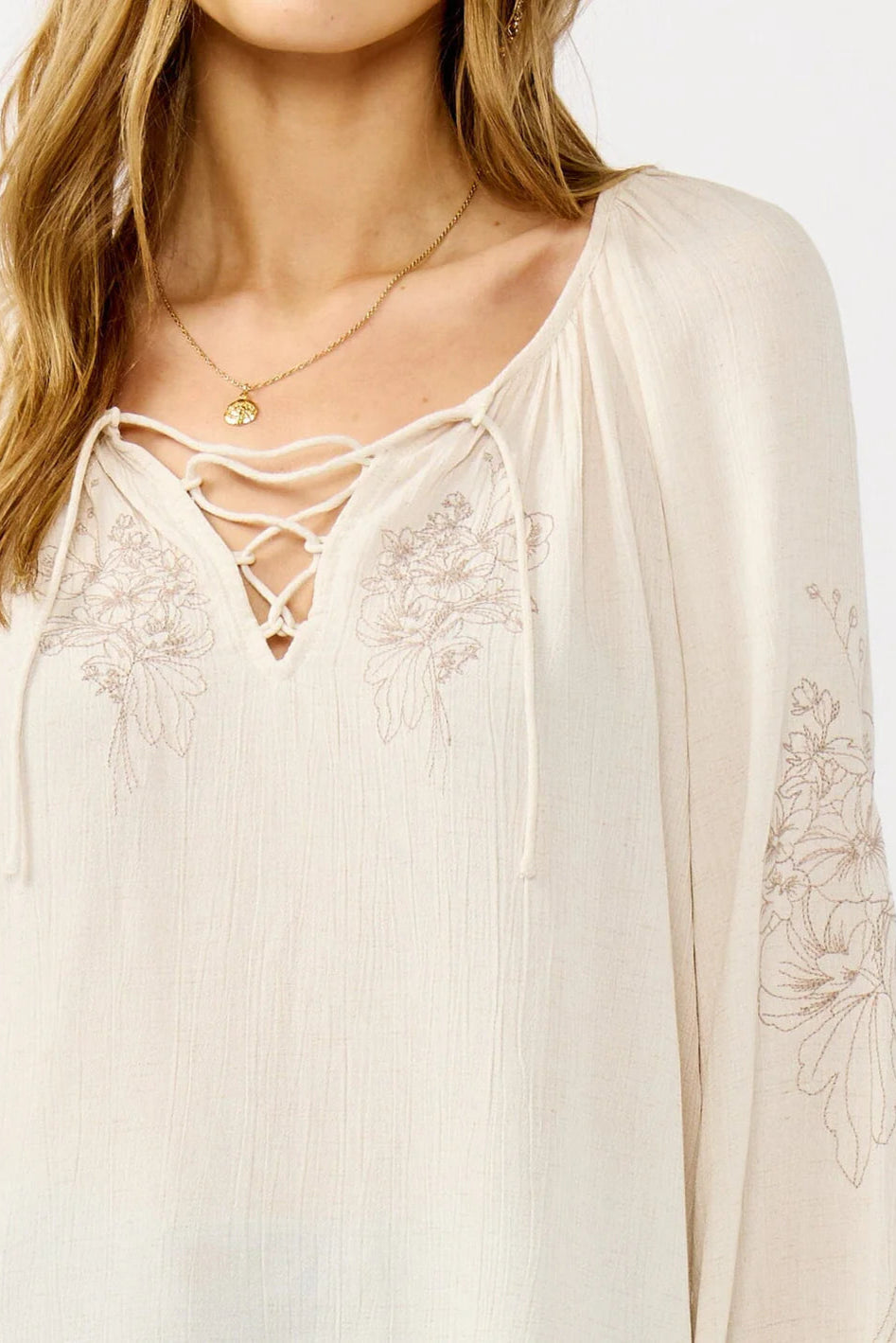 Lovestitch Amara Embroidered Blouse