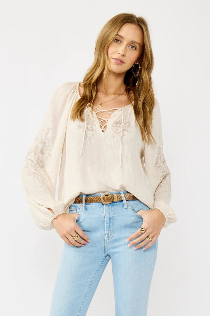 Lovestitch Amara Embroidered Blouse