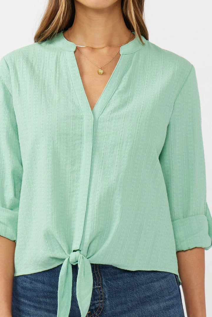 Lovestitch Cotton Tie Front Top