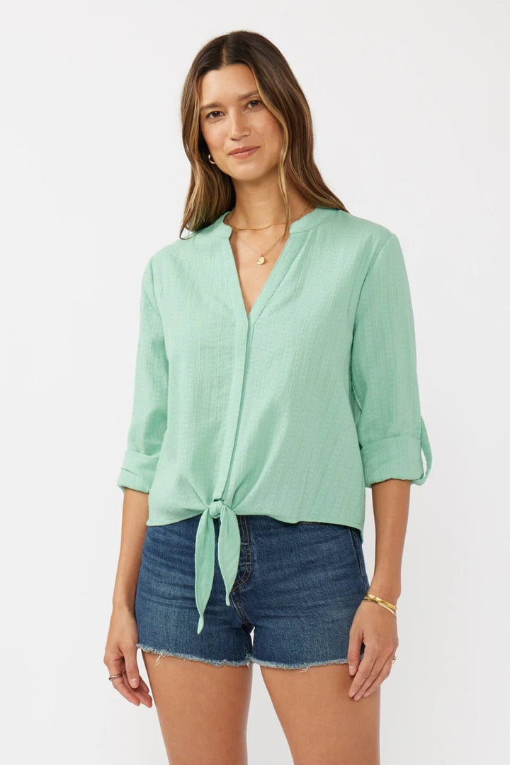 Lovestitch Cotton Tie Front Top