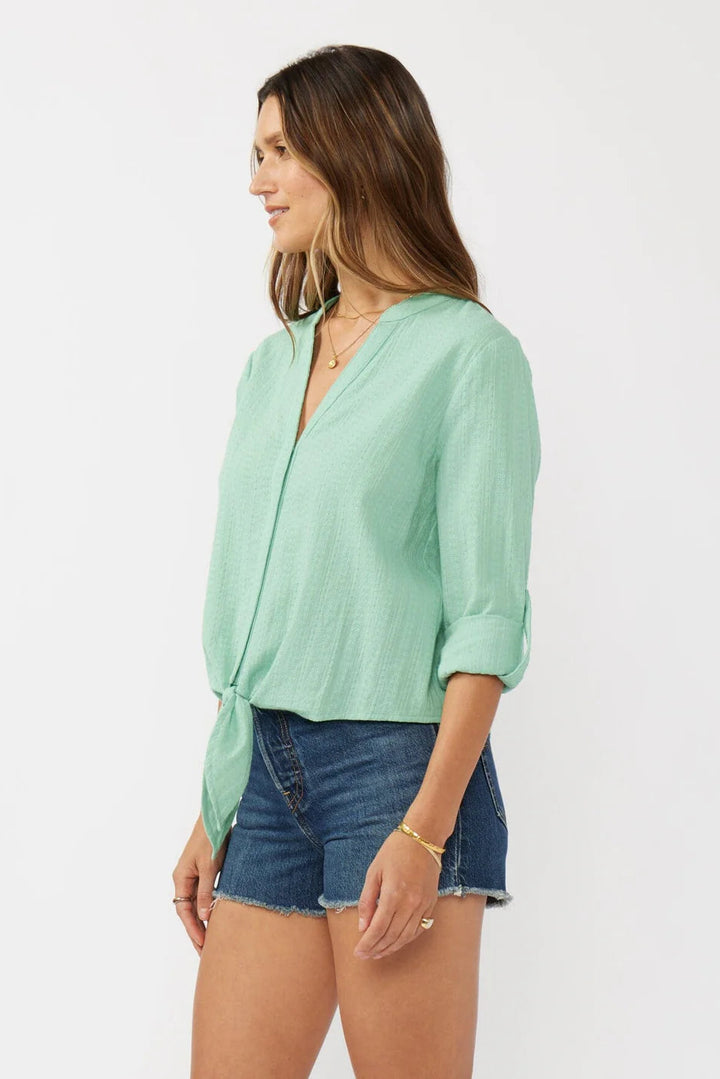 Lovestitch Cotton Tie Front Top