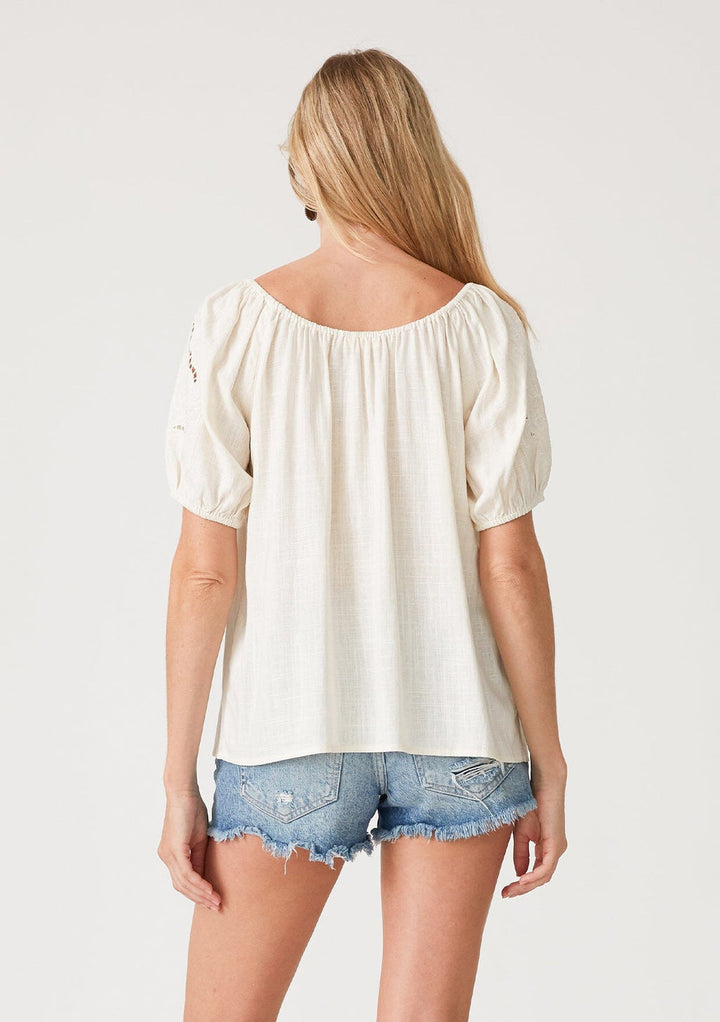 Lovestitch Daisy Embroidered Tee