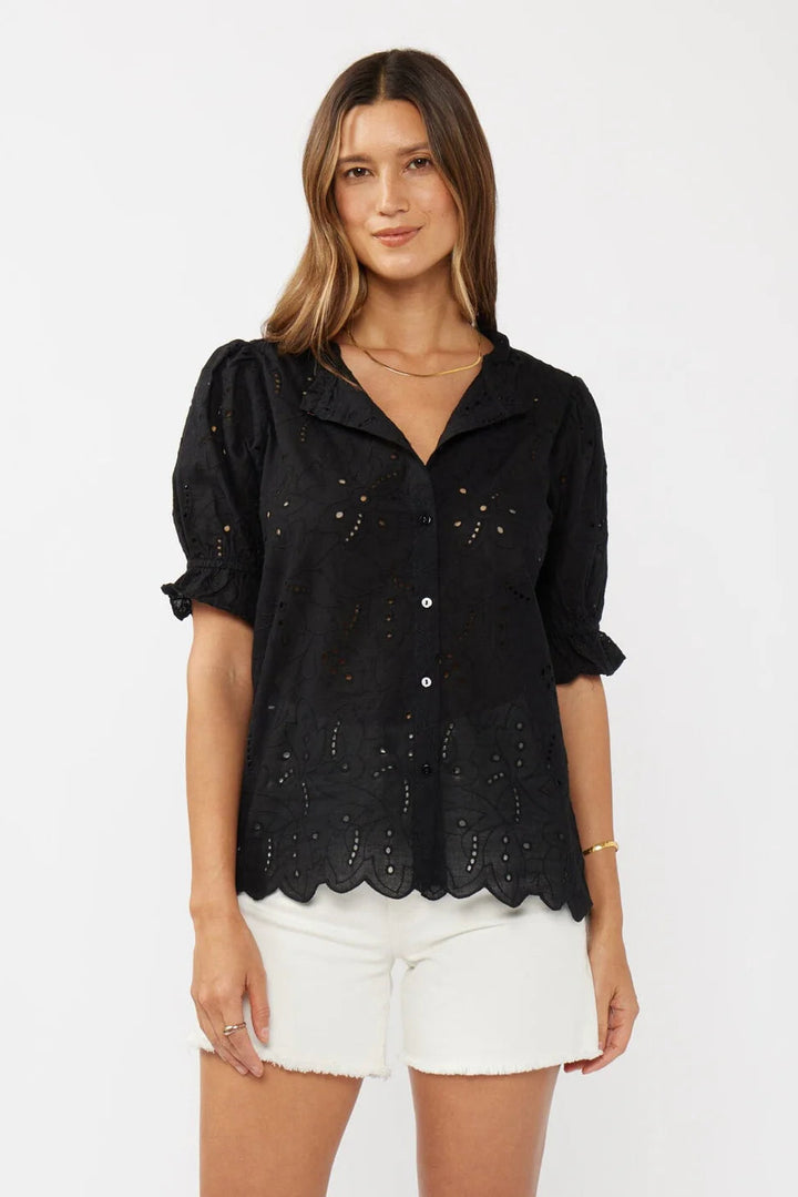 Lovestitch Sweet Pea Eyelet Blouse