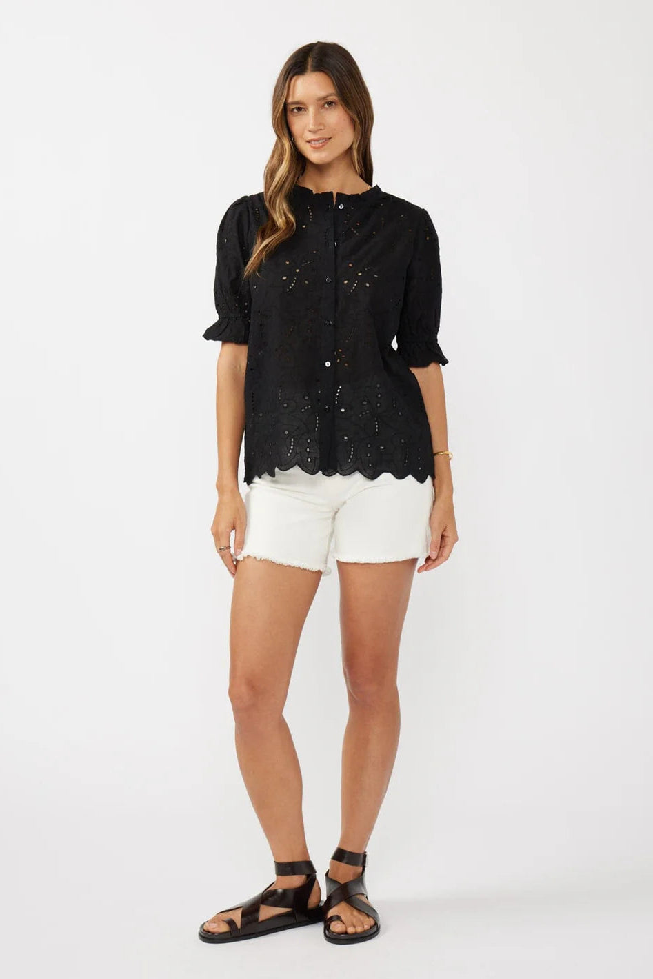 Lovestitch Sweet Pea Eyelet Blouse