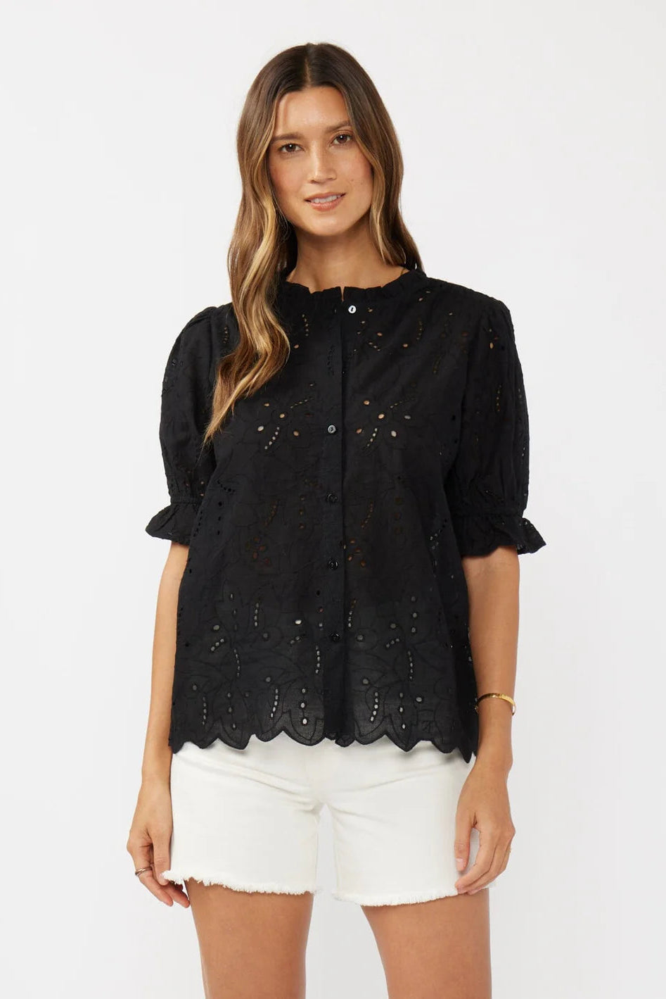 Lovestitch Sweet Pea Eyelet Blouse