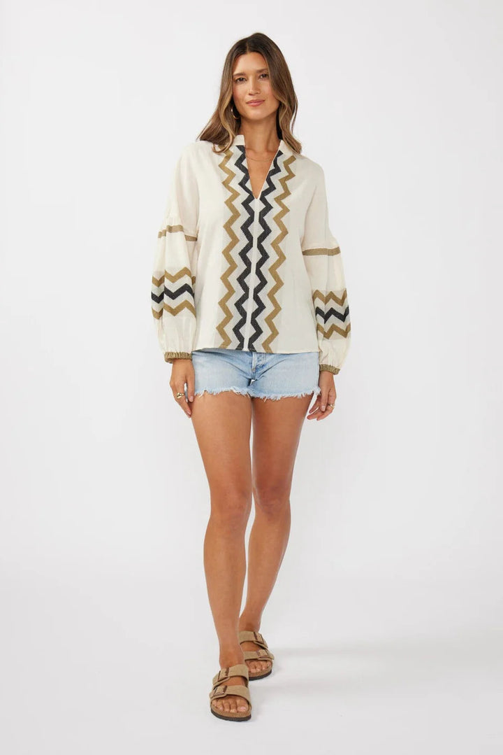 Lovestitch Mona Cotton Blouse