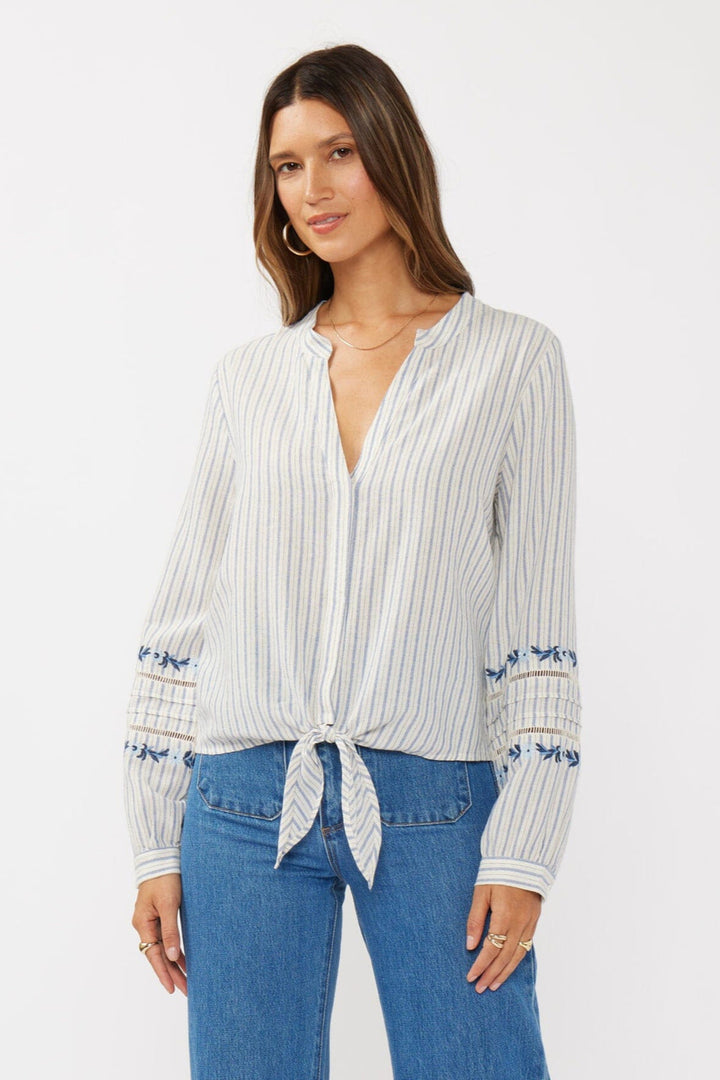 Lovestitch Albany Tie Front Blouse