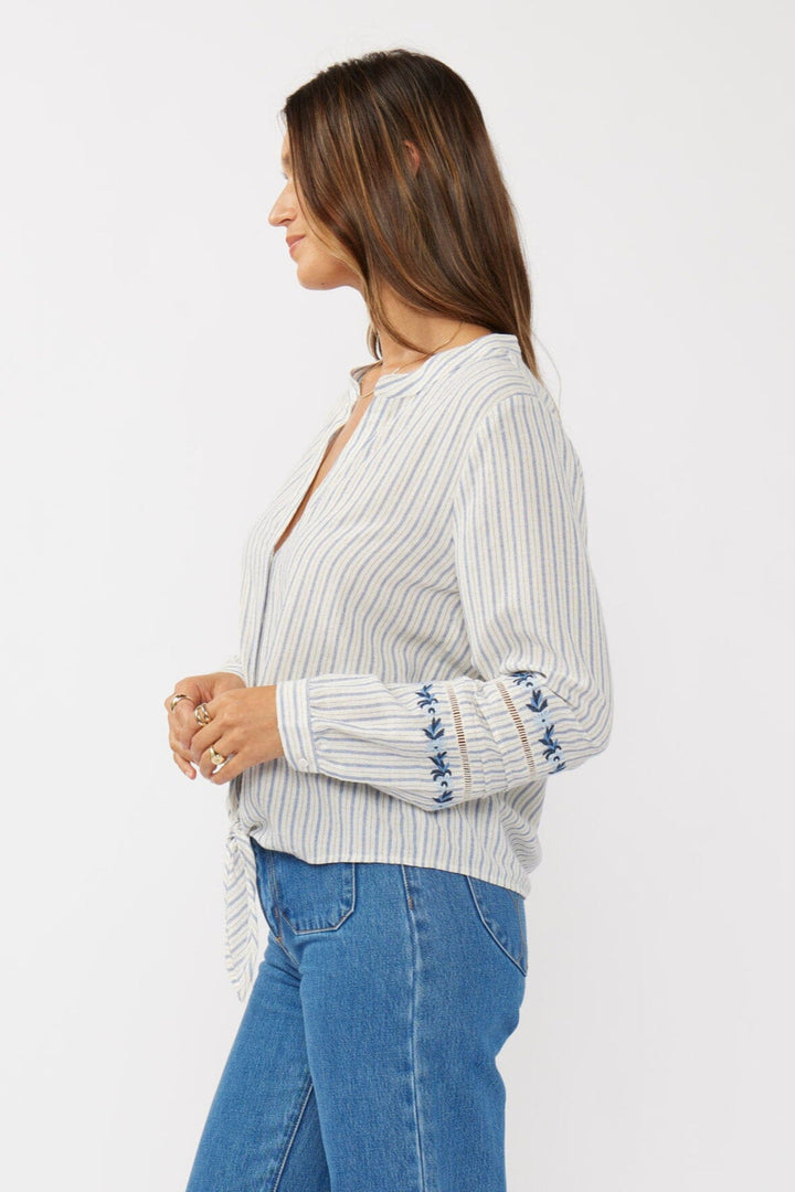 Lovestitch Albany Tie Front Blouse