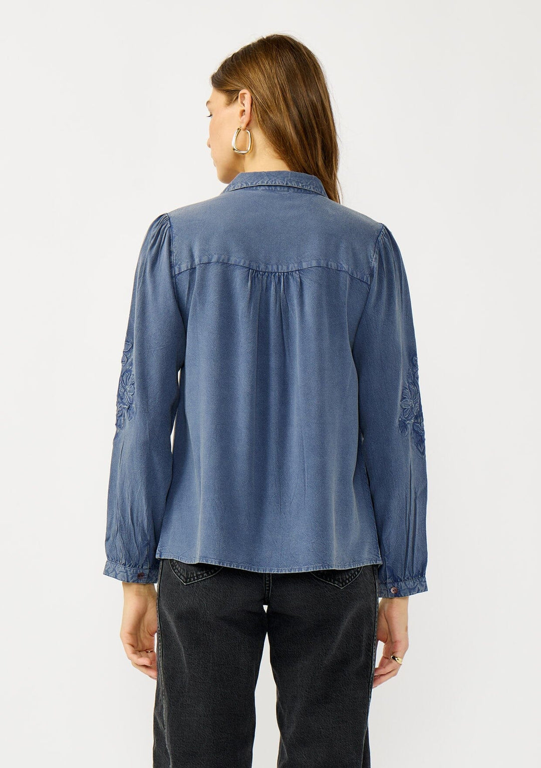 Lovestitch Floral Denim Shirt