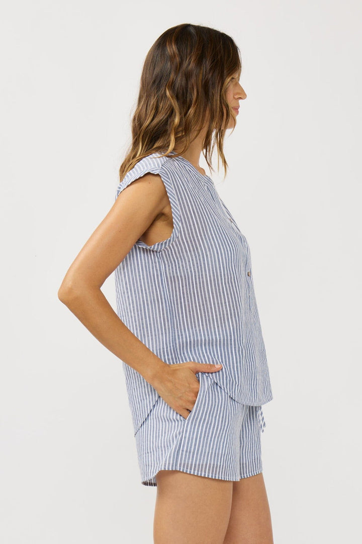 Lovestitch Coastline Striped Top