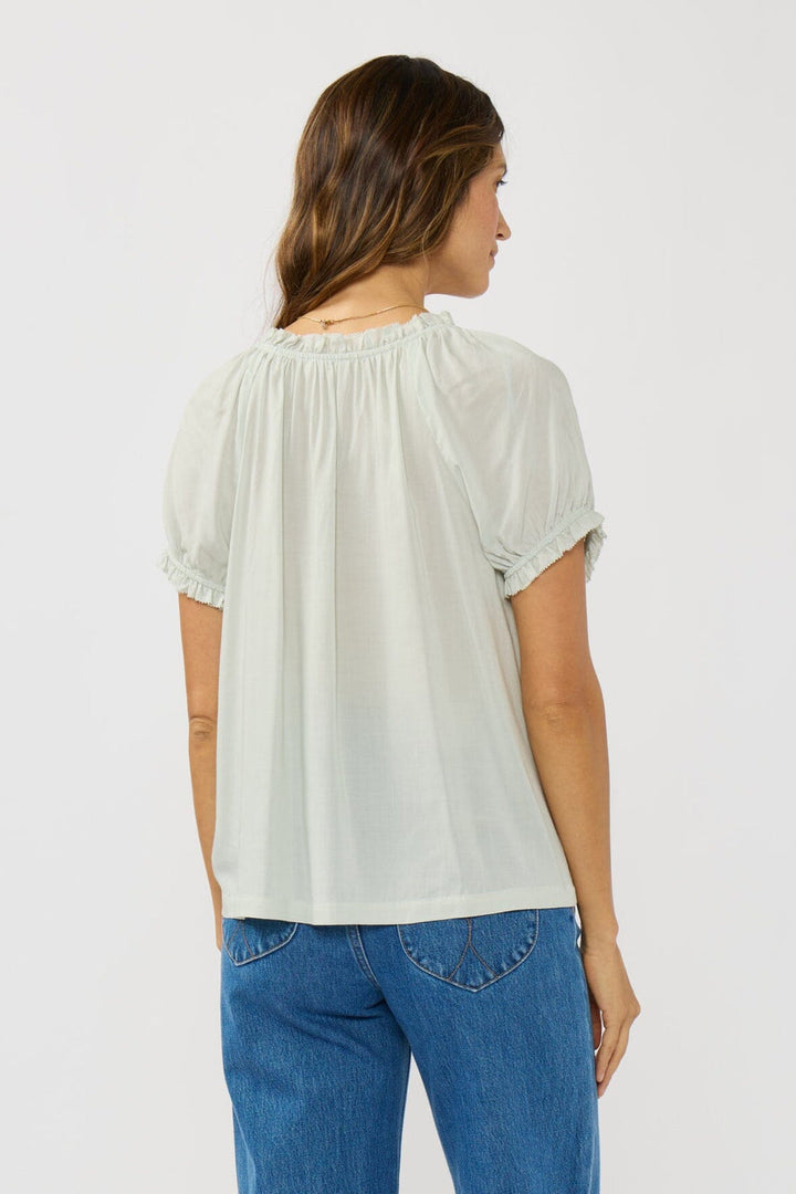 Lovestitch Lila Puff Sleeve Tee (Mint)