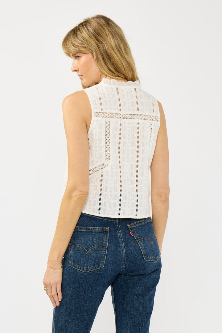 Lovestitch Doriane Lace Tie Front Top