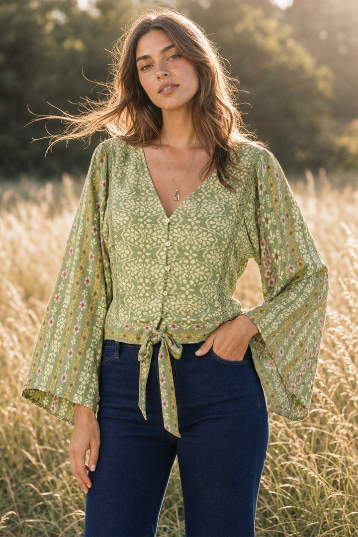 Lovestitch Soraya Tie Front Top