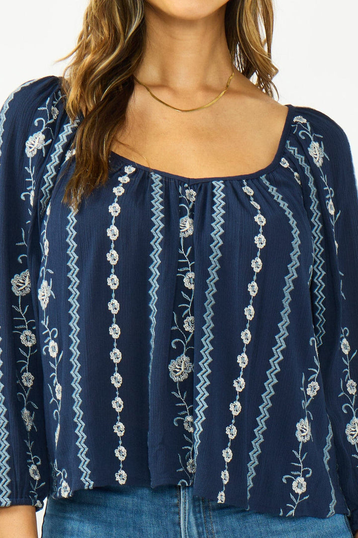 Lovestitch Vivian Embroidered Blouse