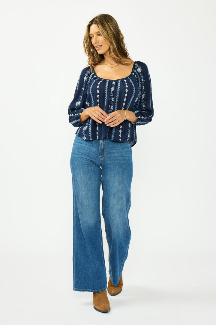 Lovestitch Vivian Embroidered Blouse