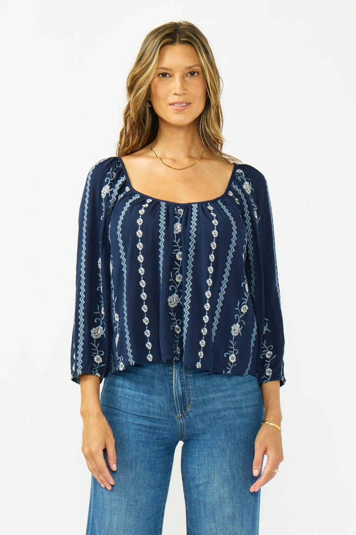 Lovestitch Vivian Embroidered Blouse