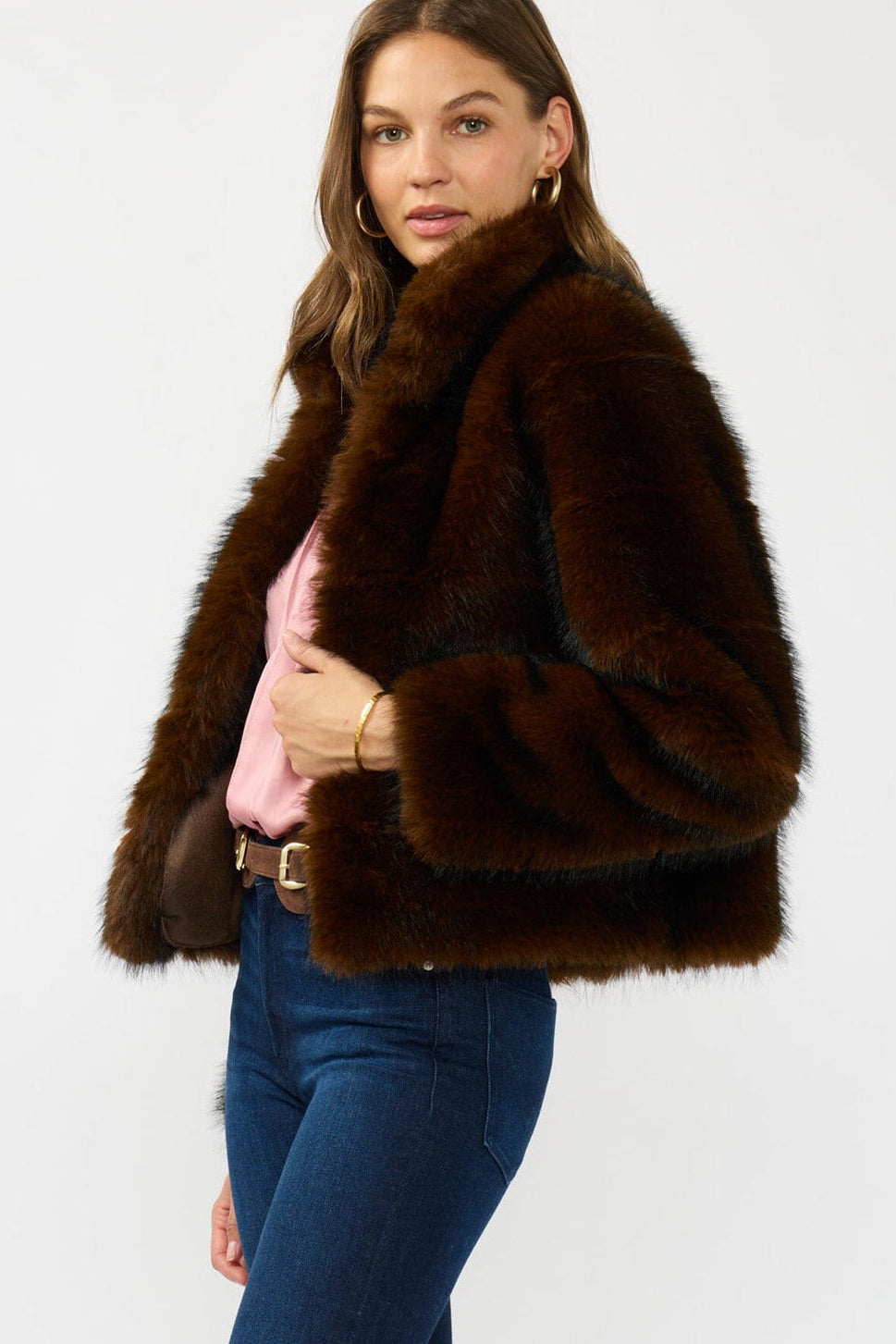 Lovestitch Ellis Faux Fur Jacket