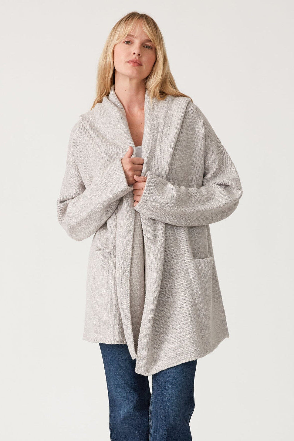 Lovestitch Haydon Sweater Coat (Heather Grey)