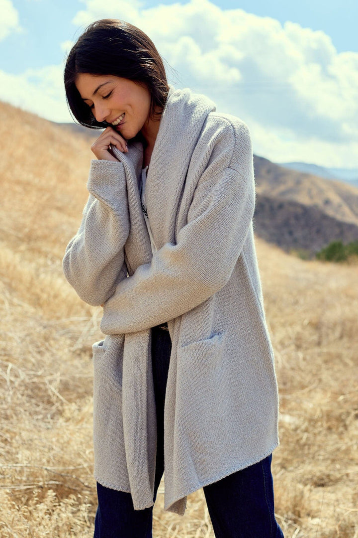 Lovestitch Haydon Sweater Coat (Heather Grey)
