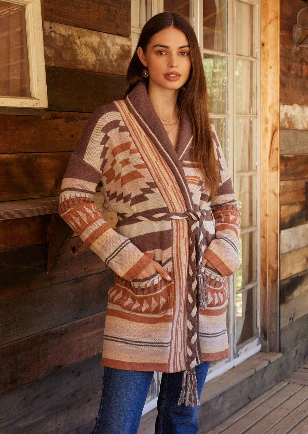Lovestitch Vail Belted Cardigan