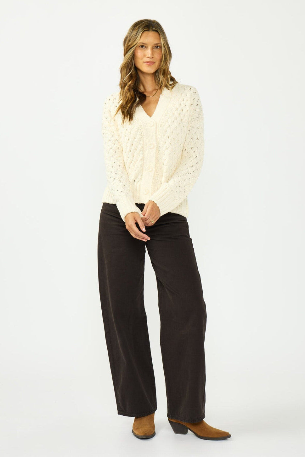 Lovestitch Quinn Cable Knit Cardigan