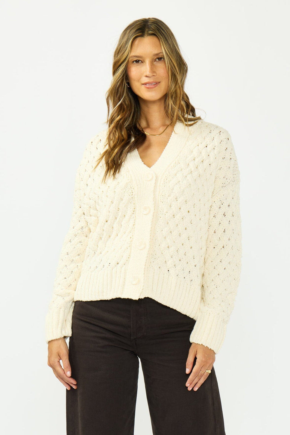 Lovestitch Quinn Cable Knit Cardigan