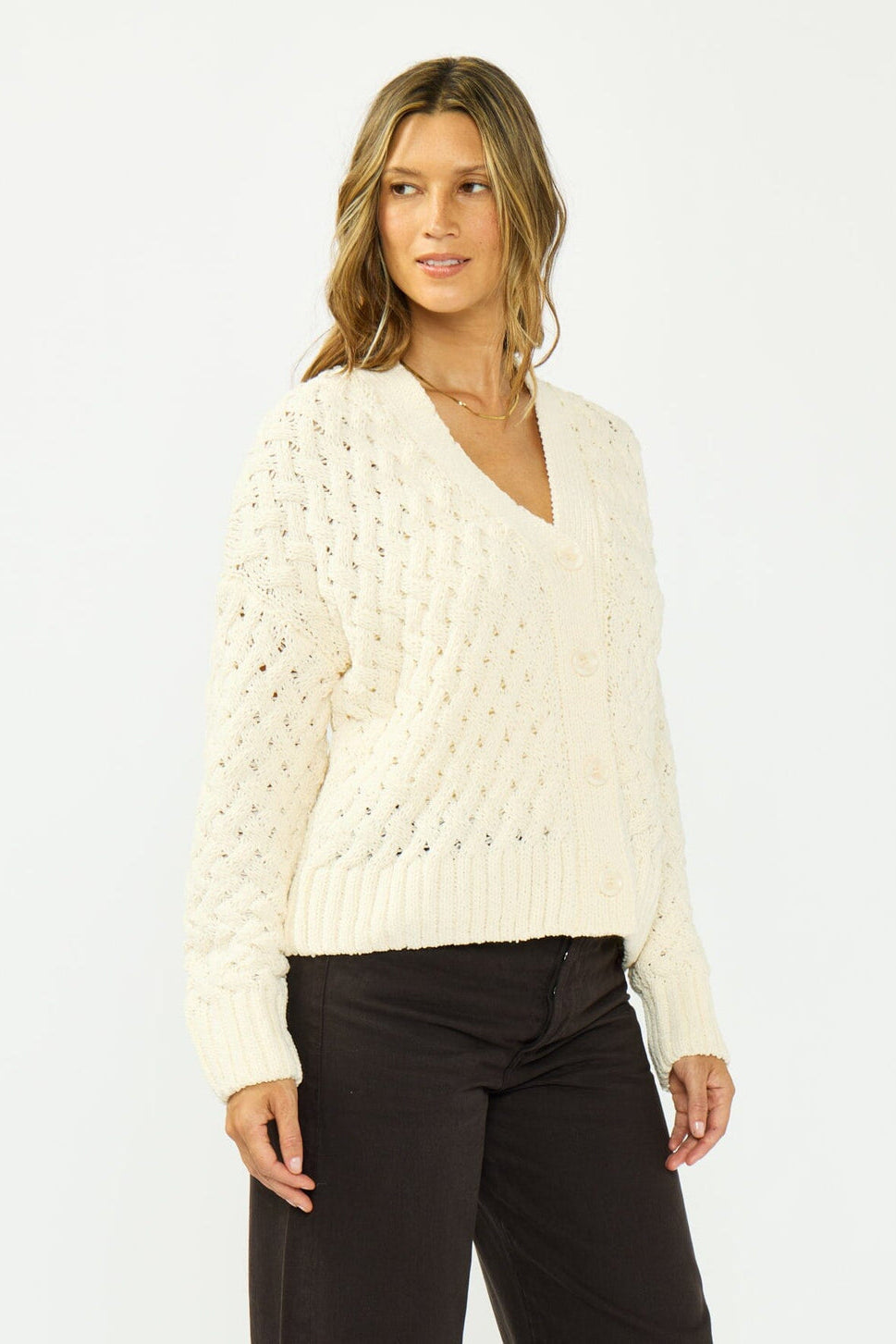 Lovestitch Quinn Cable Knit Cardigan