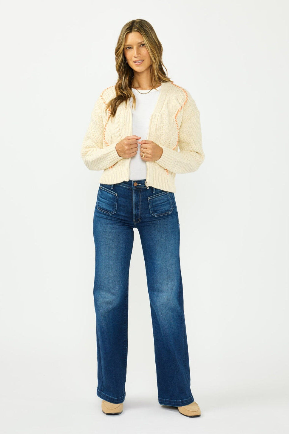 Lovestitch Leona Zip-Up Sweater