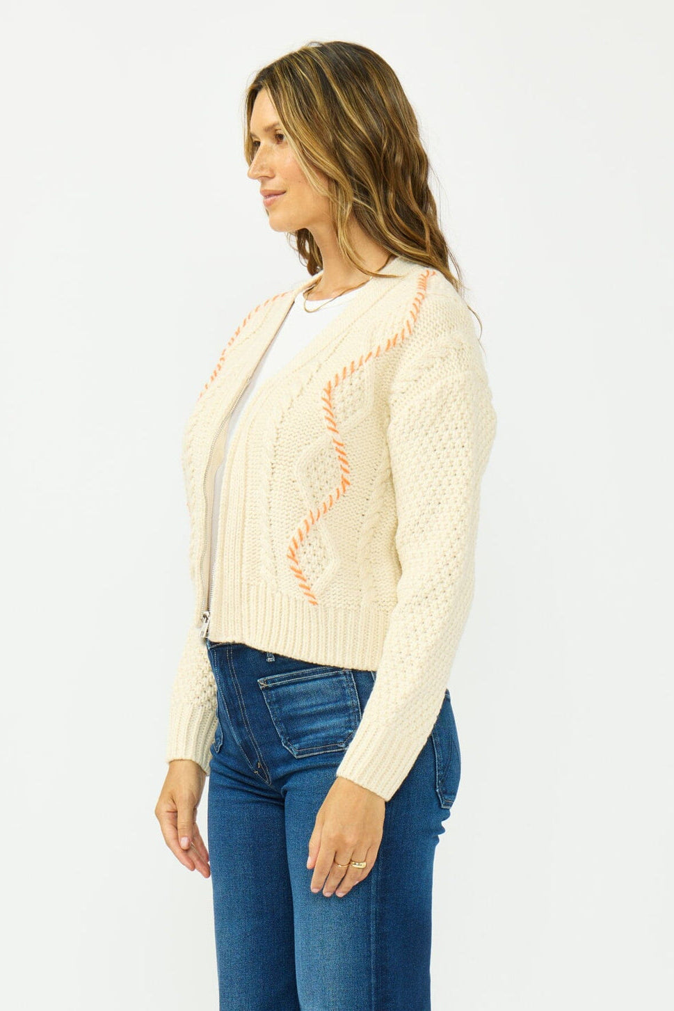 Lovestitch Leona Zip-Up Sweater