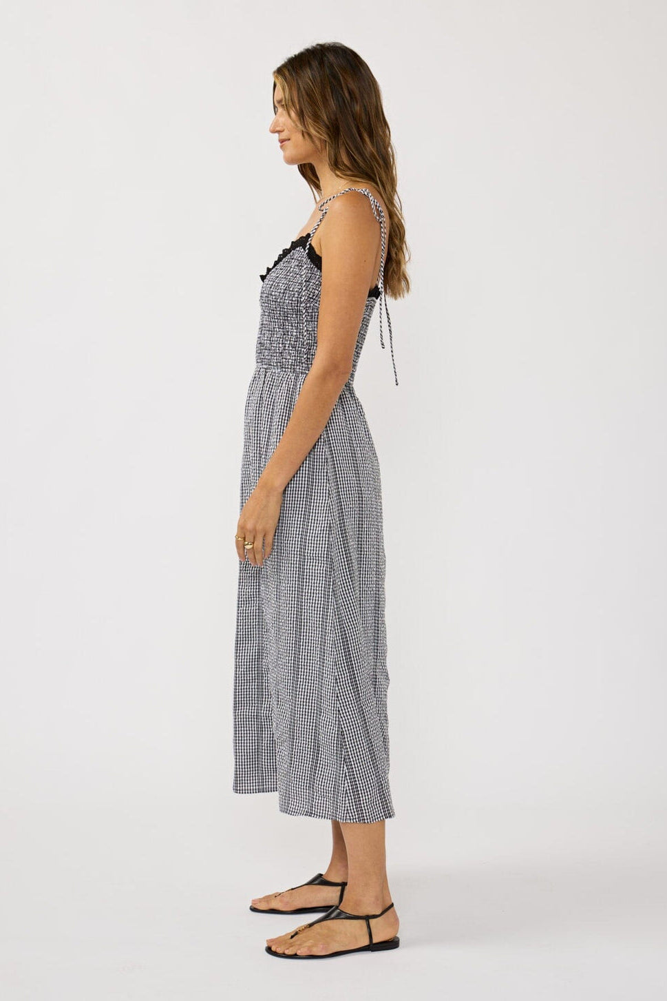 Lovestitch Morey Gingham Midi Dress