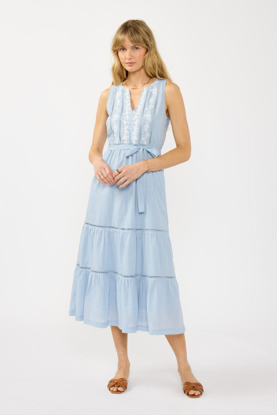 Lovestitch Yvette Embroidered Midi Dress