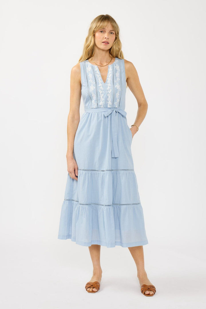 Lovestitch Yvette Embroidered Midi Dress