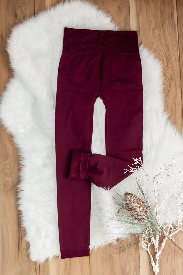 Fleece Lined High Rise Legging