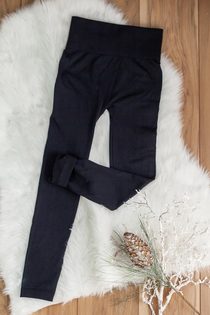 Fleece Lined High Rise Legging