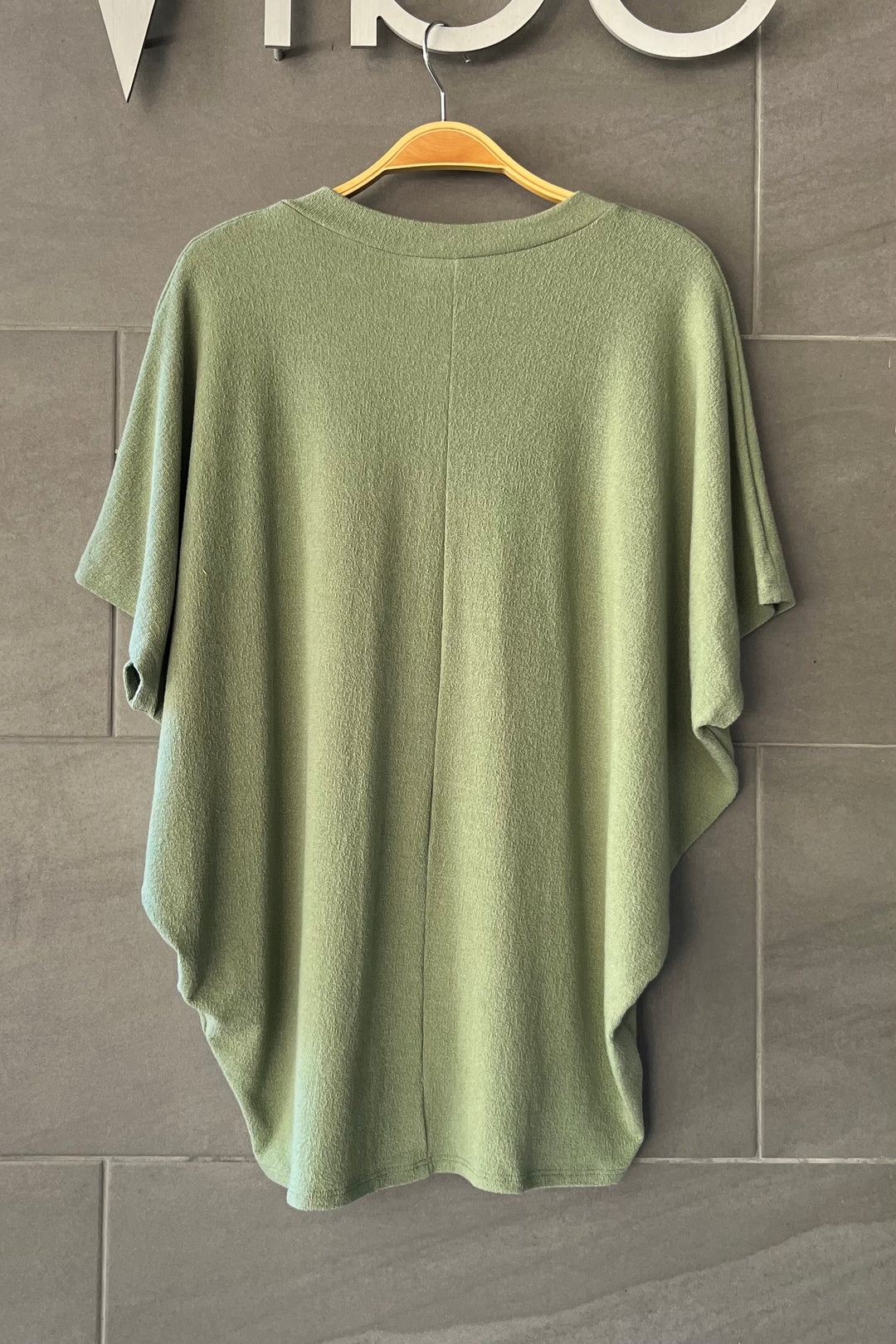 Jolie Slouchy Dolman Tee (Sage)