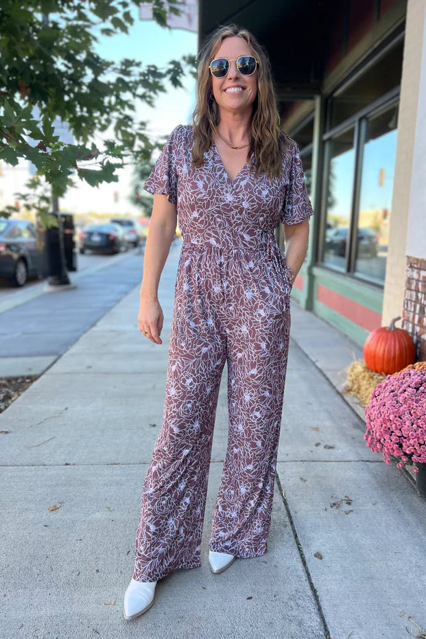 Sunday Edition Foliage Jumpsuit