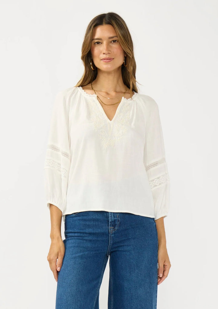 Lovestitch Claire Embroidered Blouse