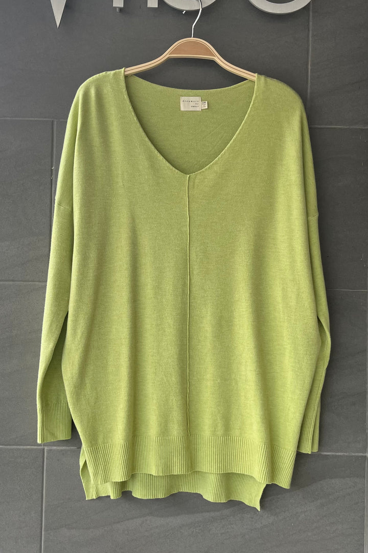 Comfy As Can Be Sweater (Heather Matcha)