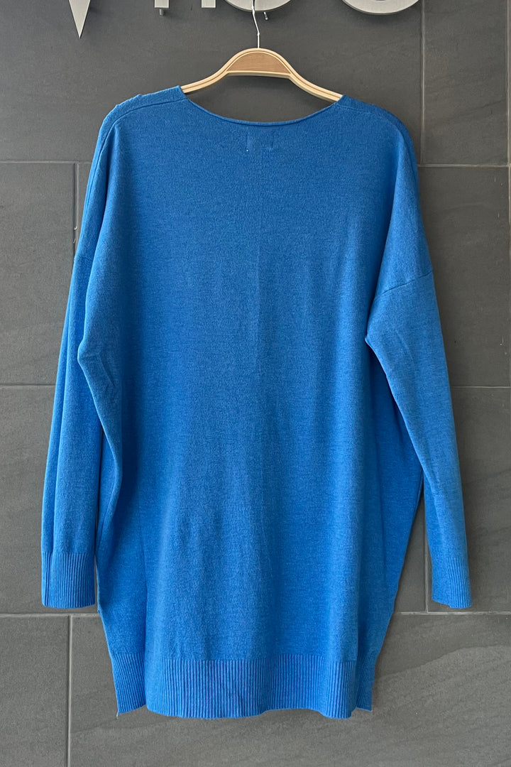 Comfy As Can Be Sweater (Ocean Blue)