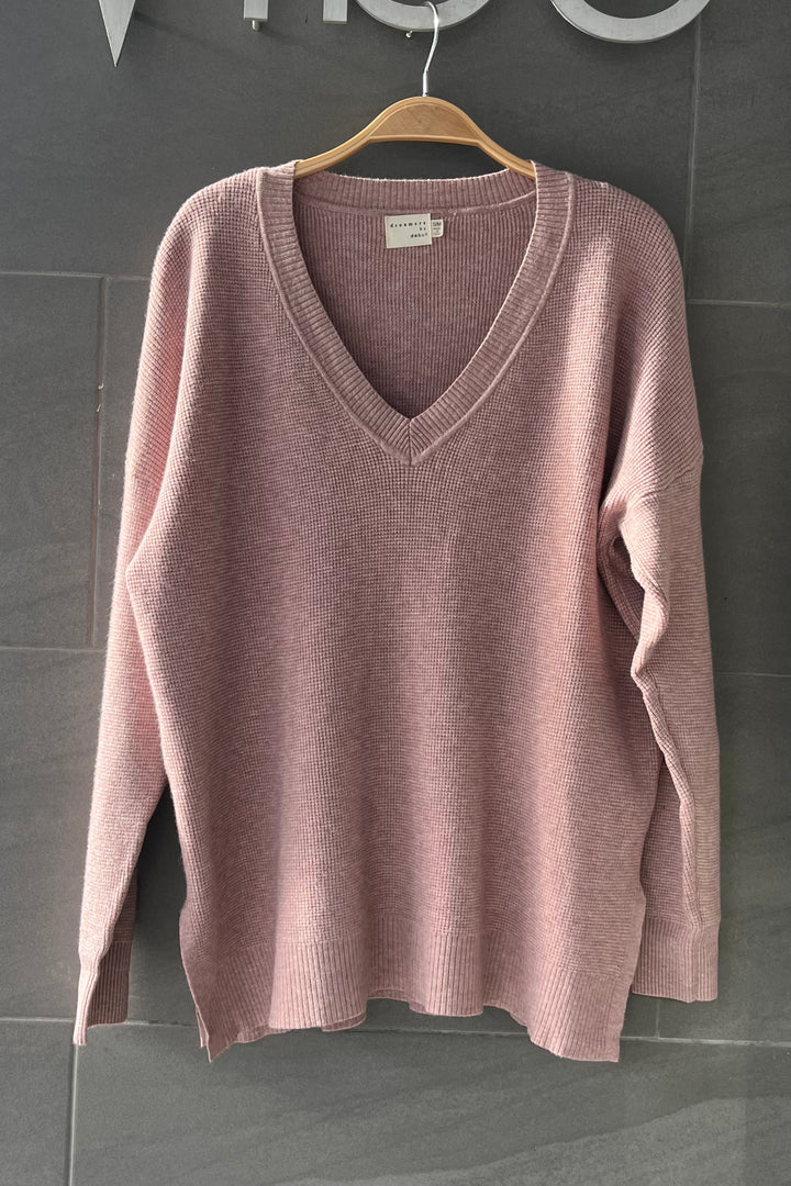 Dreamy Waffle Sweater (Heather Blossom)