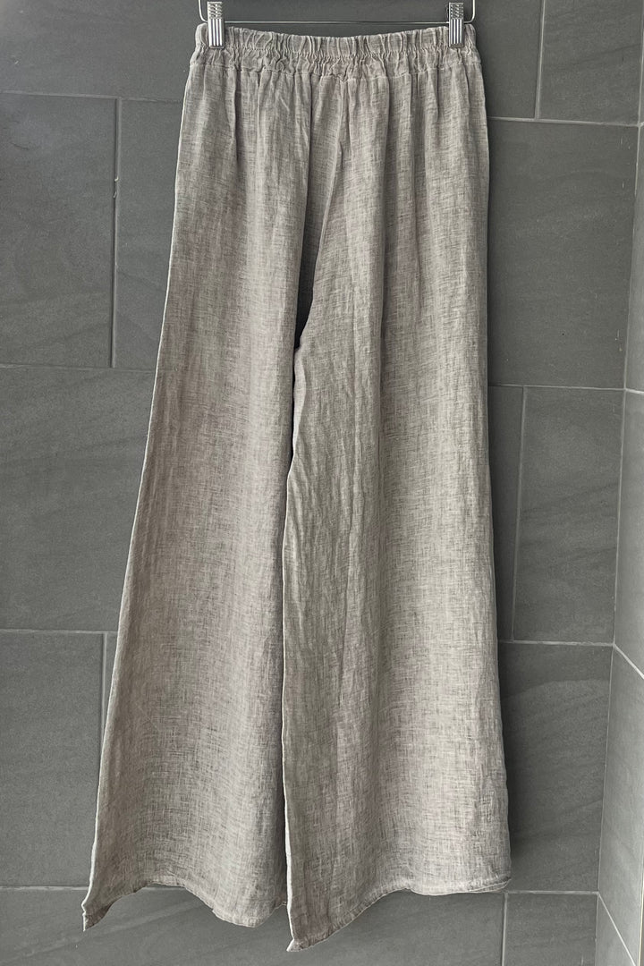 Meo Linen Milena Button Pants (Taupe)