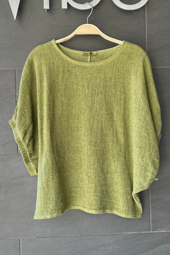 Meo Linen Vernazza Tee (Avocado)