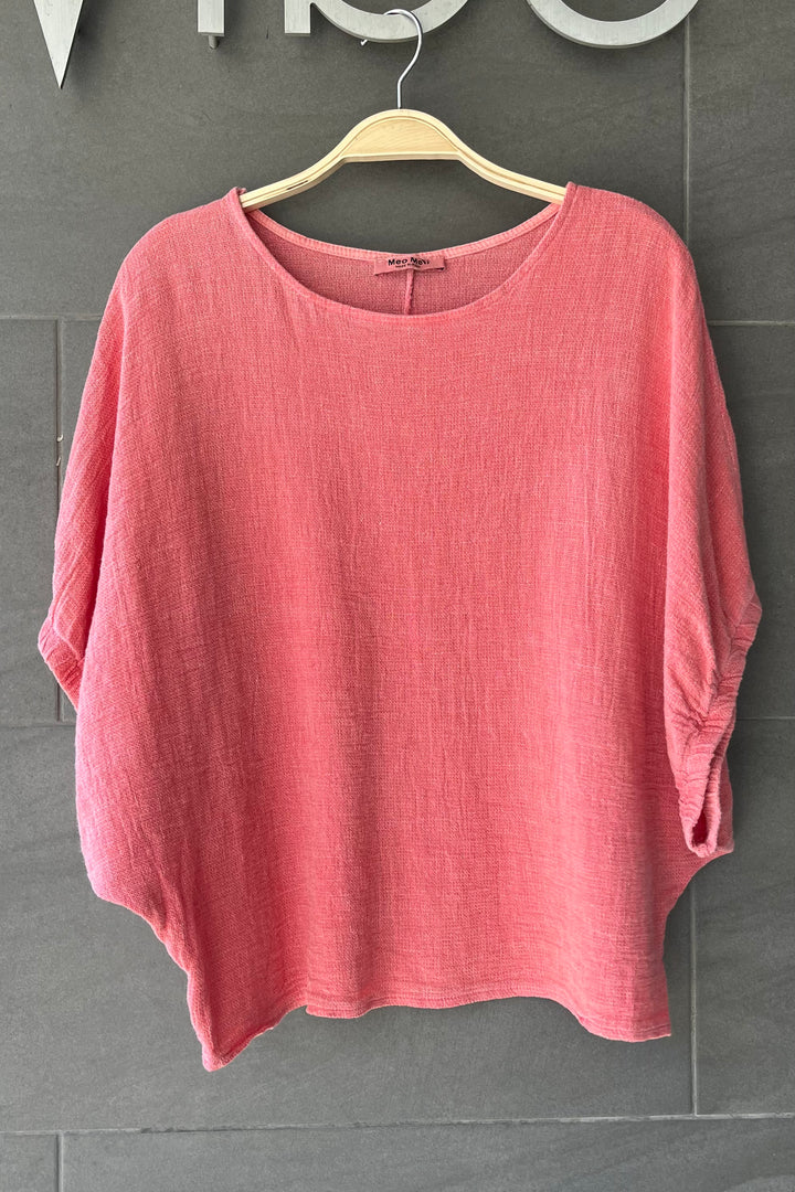 Meo Linen Vernazza Tee (Coral)