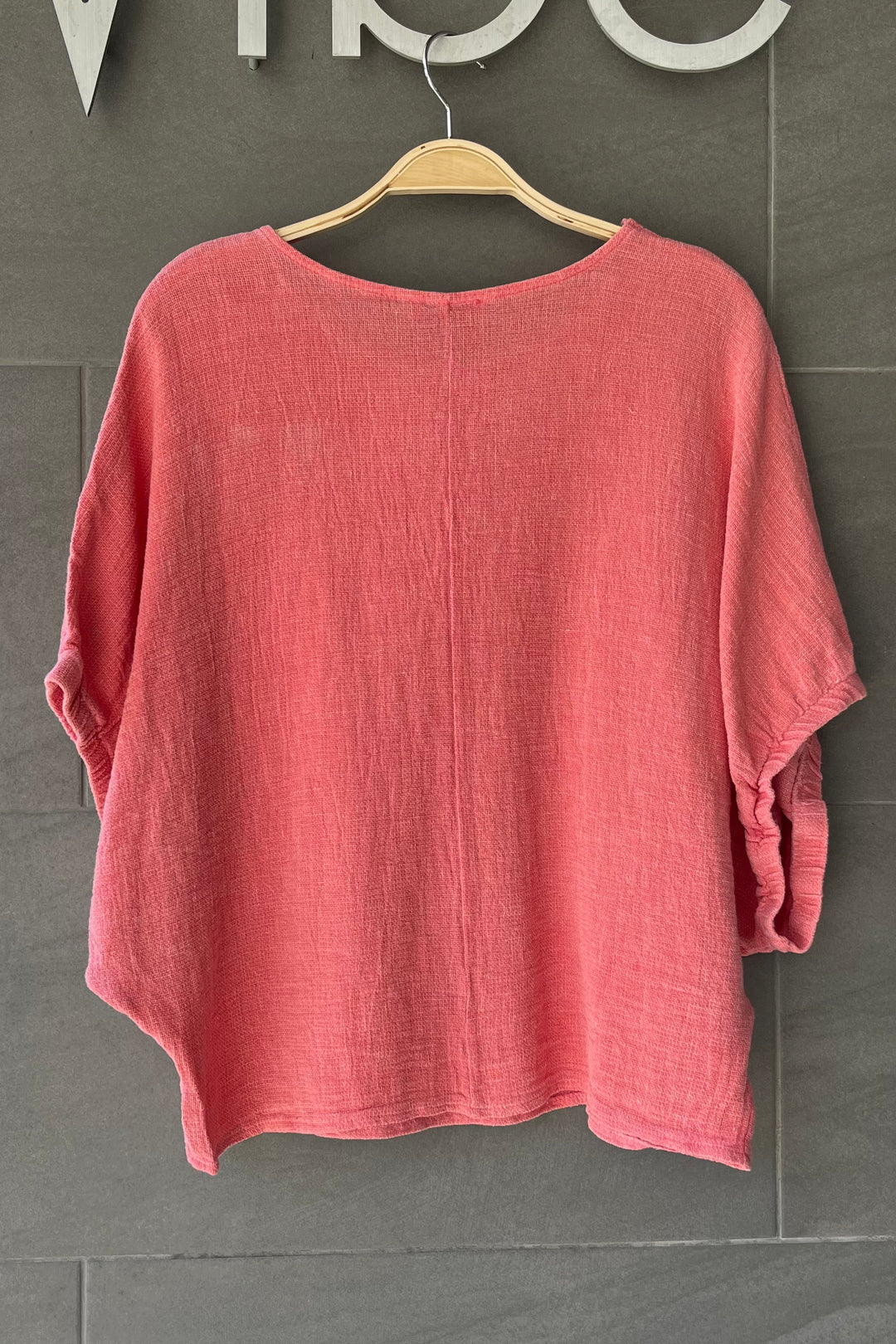 Meo Linen Vernazza Tee (Coral)