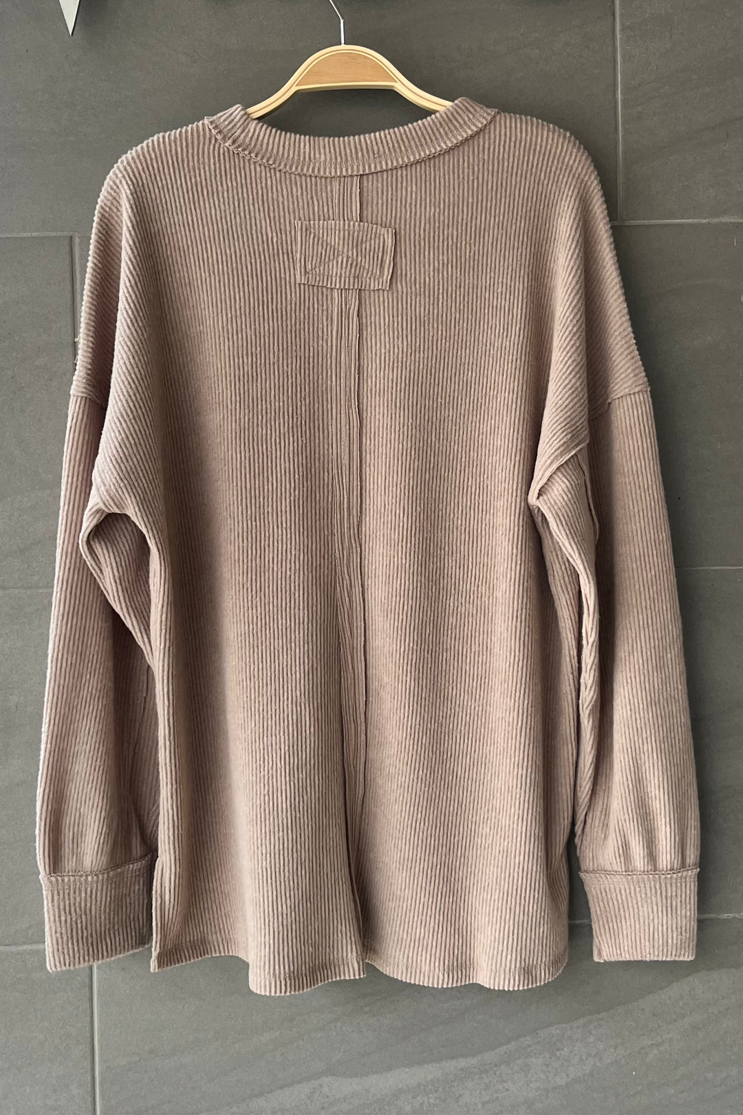 Zen Brushed Slouchy Sweater (Ash Mocha)