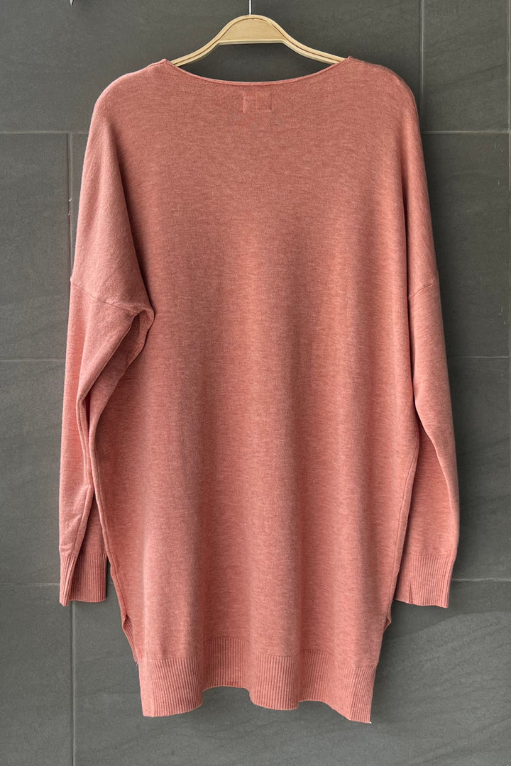 Comfy As Can Be Sweater (Desert Rose)