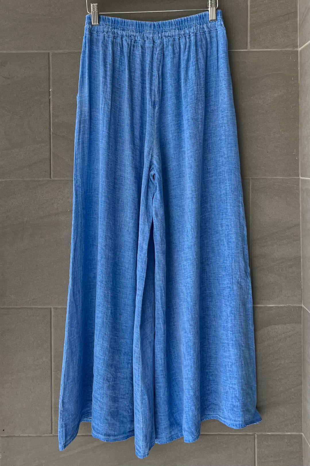 Meo Linen Milena Button Pants (Royal)
