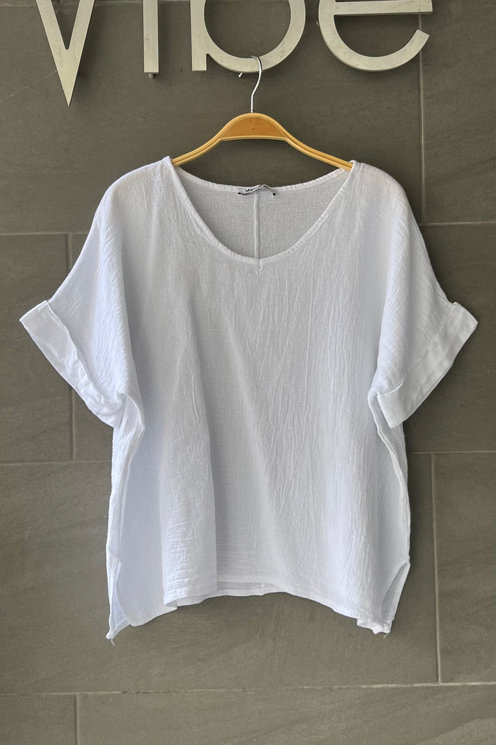 Meo Linen Tuscany Tee (White)